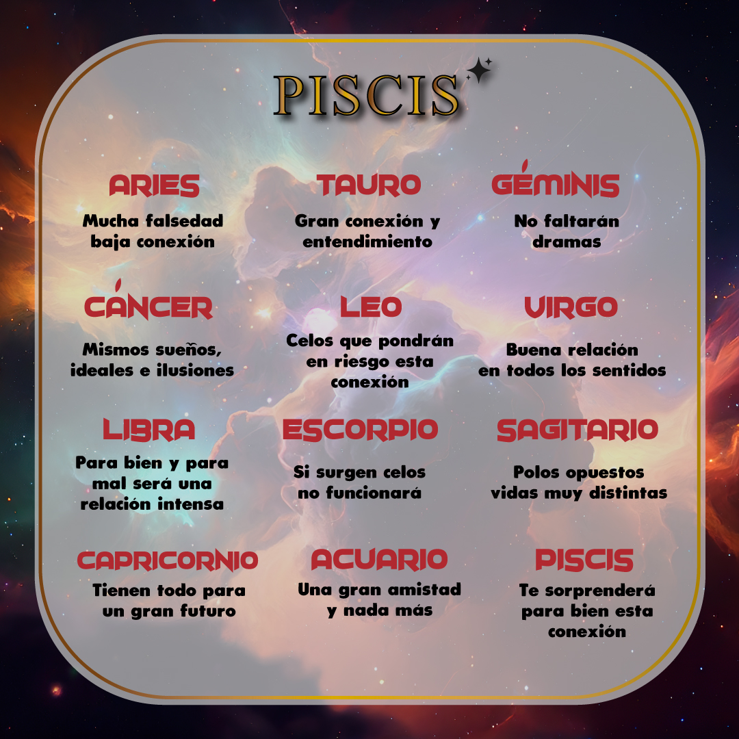 compatibilidades piscis