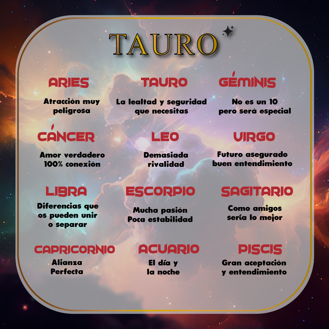 compatibilidades tauro